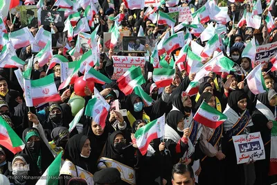 راهپیمایی 22 بهمن همدان