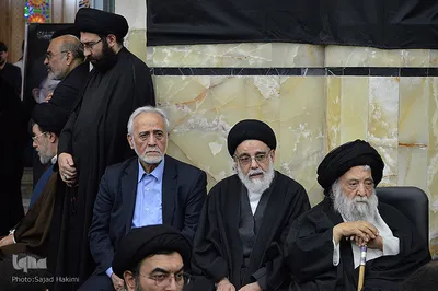 مراسم چهلمین روز ارتحال آیت الله هاشمی شاهرودی در قم