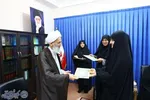 نشست فعالان فرهنگی بنیاد عفاف و حجاب دفتر نماینده ولی فقیه در مازندران با آیت الله محمد باقر  محمدی لائینی  در ساری