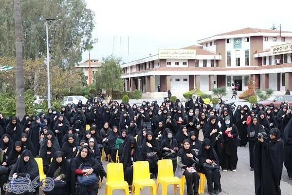 عطرافشانی دانشگاه مازندران با رایحه فاطمی شهید گمنام