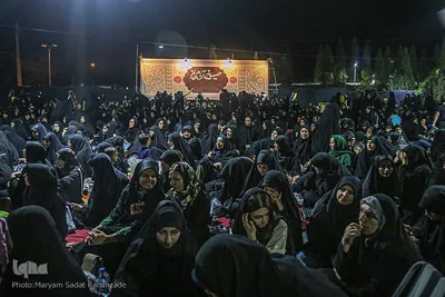 عزاداری شب پنجم محرم الحرام در باغ جنت