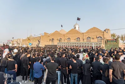 آئین نمادین ورود قافله امام حسین(ع) به دشت کربلا