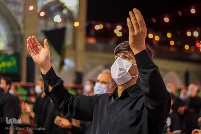 عزاداری شب پنجم محرم در زنجان‎‎