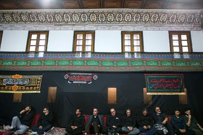 آیین عزاداری در خانه تاریخی ملک