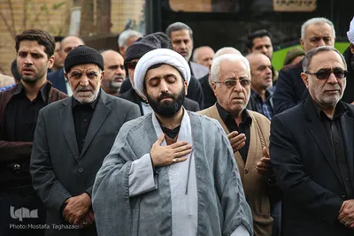 مراسم تشییع پیکر حجت الاسلام مصطفی آژینی