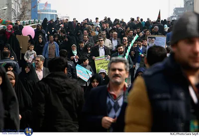 راهپیمایی یوم الله ۲۲ بهمن در تهران 
