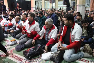 مراسم بزرگداشت دومین سالگرد شهید مدافع امنیت علی نظری در مسجد جامع ملایر