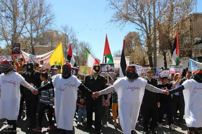 حضور پرشور ملایری‌ها در راهپیمایی روز قدس‎