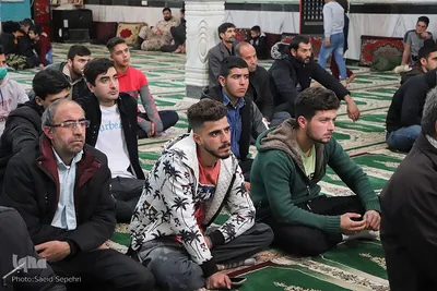 مراسم یاد بود شهدای شاه چراغ در مسجد جامع حسین آباد ناظم