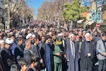 تجمع سوگواران رهبر شهید انقلاب در کردستان