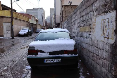بارش اولین برف پاییزی در تبریز