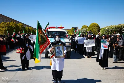 هم‌آوایی بانوان نصف‌ جهان در دفاع از وطن