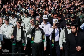 تشییع پیکر ۱۳۵ شهید گمنام دفاع مقدس