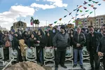 تشییع پیکر دو جانباز دفاع مقدس در اصفهان
