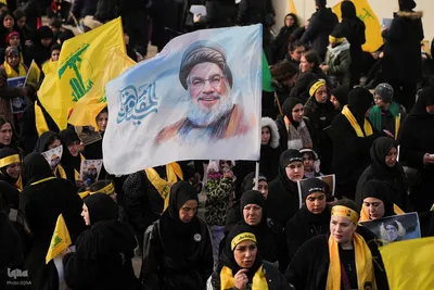 حضور دوستداران مقاومت در مراسم تشییع پیکر سیدحسن نصرالله