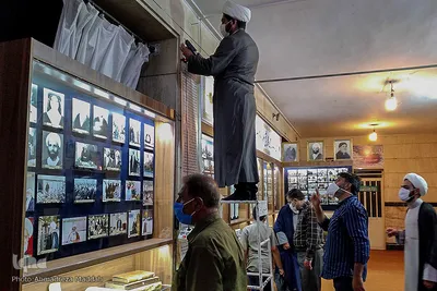 مراسم رونمایی از یادمان مجاهدت های علمی و عملی مرحوم آیت الله حدائق «شیخ العلما»