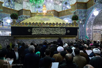 یه گزارش از مراسم عزاداری سالروز  شهادت حضرت معصومه(س)