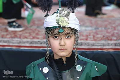 مراسم فدائیان سقا در امامزاده شاه سید علی(ع) قم
