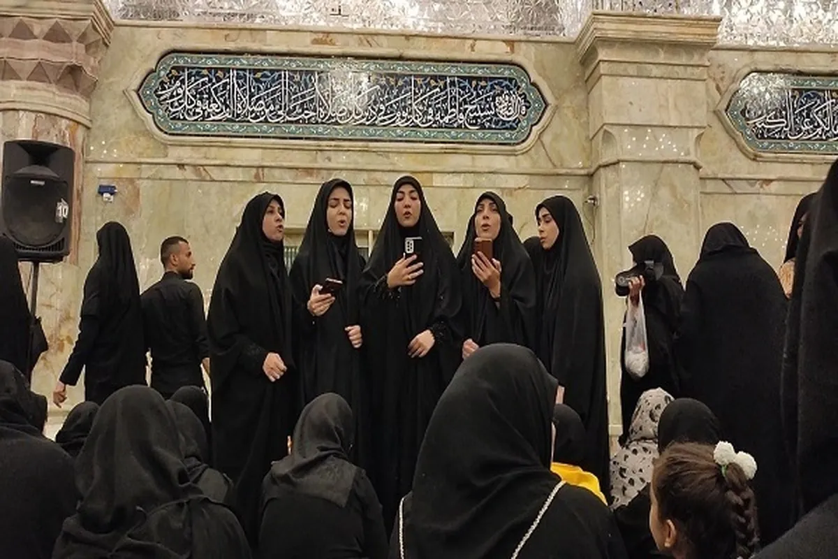 Iranian Noor Convoy’s Women Hold Quranic Programs for Arbaeen Pilgrims