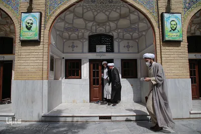 حجره طلبگی امام خمینی در مدرسه فیضیه قم
