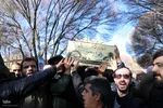 تشییع پیکر مطهر پنج شهید گمنام در تبریز‎