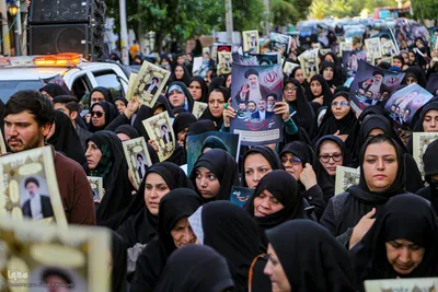 حرکت دسته عزاداری به مناسبت شهادت شهید جمهور و یاران