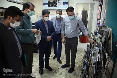 بازدید مرتضی فاضلی، رییس مرکز آموزش فضای مجازی نهاد نمایندگی مقام معظم رهبری در دانشگاه ها از تحریریه ایکنا