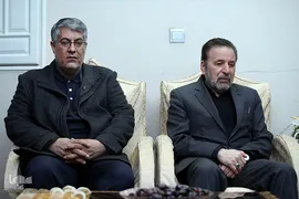 حضور رئیس جمهور در منزل سردار شهید سپهبد حاج قاسم سلیمانی