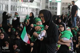 مراسم «شیرخوارگان عاشورایی» در قم