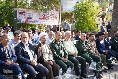 گلباران مزار شهدا در دارالرحمه شیراز
