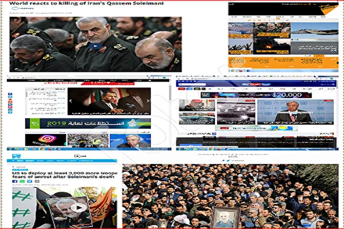 Reazione dei media internazionali al martirio del generale Soleimani