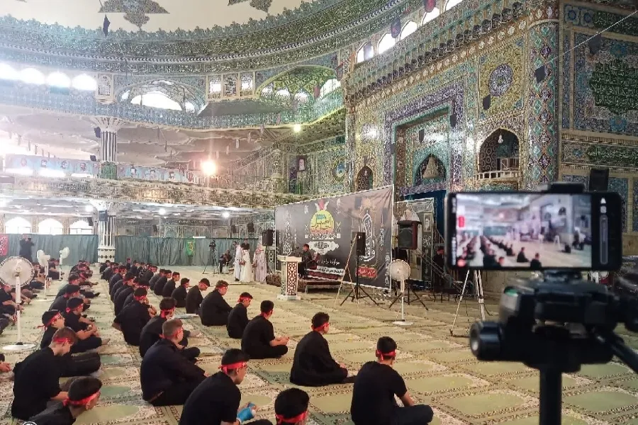 برپایی سوگواره «احلی من العسل» در شهرکرد + عکس