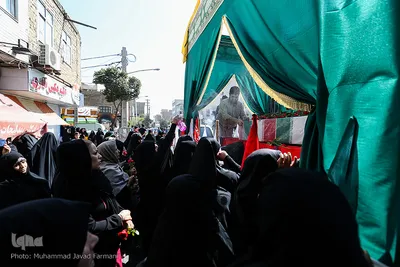 تشییع شهید مدافع حرم علی سلطان مرادی
