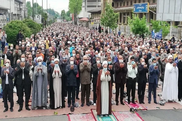 نماز عید سعید فطر در گیلان اقامه شد