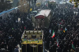 تشییع 280 شهید گمنام همزمان با سالروز شهادت حضرت زهرا در کشور