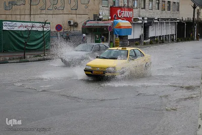 آب گرفتگی معابر کرج