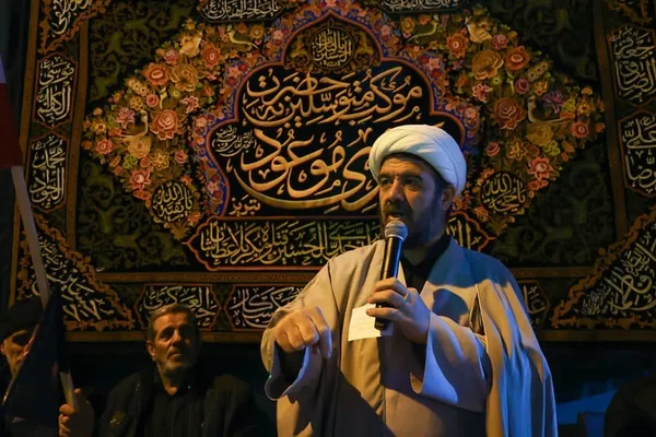 حضور امام جمعه تبریز در جمع عزاداران