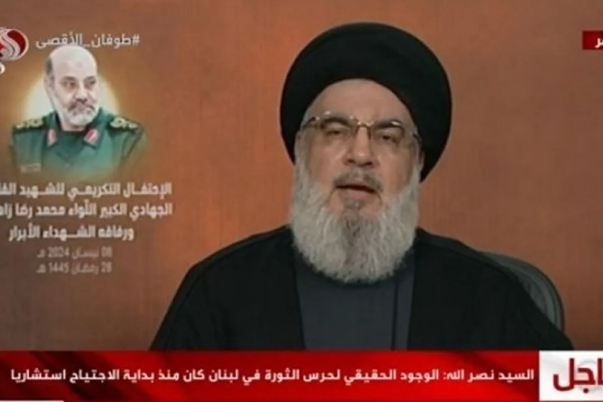 Nasrallah: Jibu la Iran kwa hujuma ya Israel ni haki ya kisheria