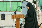 اجتماع پر شور دختران نوجوان در گلزار شهدای قزوین‎‎