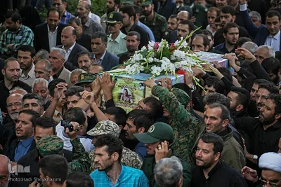 تشییع پیکر شهید دفاع مقدس پس از 33 سال غربت در تبریز