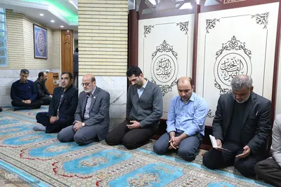 مراسم بزرگداشت شهید دکتر علی حیدری، پزشک جبهه مقاومت و یادبود درگذشت مادر شهید محسن میری