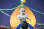 مراسم شب ولادت امام موسی کاظم(ع) در حرم مطهر