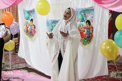 جشن روزه اولی‎های دختران اسلامشهر آقگل ملایر‎‎