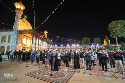 عزاداری شب شهادت امام رضا(ع) در حرم شاهچراغ(ع)