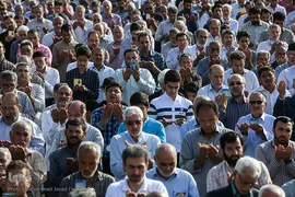 نماز عید سعید فطر در جوار سیدالکریم (ع)