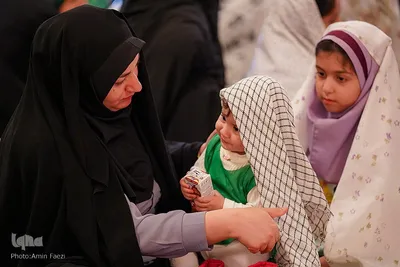 مراسم شیرخوارگان در حرم مطهر شاهچراغ(ع)
