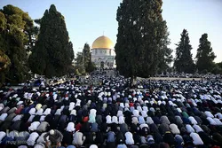 Les Palestiniens ont organisé la prière de l'Aïd al-Fitr à la mosquée Al-Aqsa