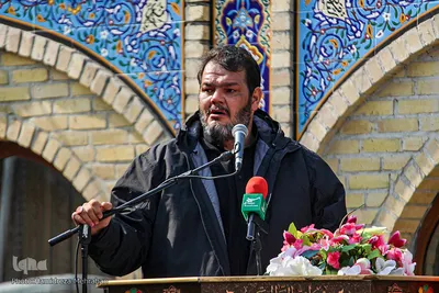 مراسم خاکسپاری و تشیع پیکر شهید «حسین فغانی»