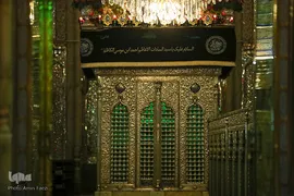مراسم شام غریبان و لاله گردانی خادمین حرم شاهچراغ (ع)