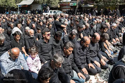 مراسم عزاداری ظهر عاشورا در قزوین